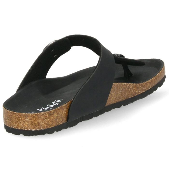 メンズ サンダル カジュアル トングサンダル おしゃれ シンプル 定番 フットベッド コンフォート ブラック ブラウン 黒 茶色 2215 パレード Parade