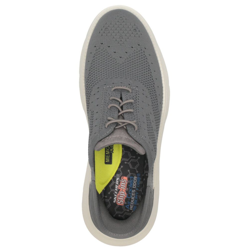 スケッチャーズ スリップインズ メンズ スニーカー スリッポン Slip-ins GARZA PALMA ガルザ パルマ 205303 ブラック チャコール 黒 ハンズフリー SKECHERS