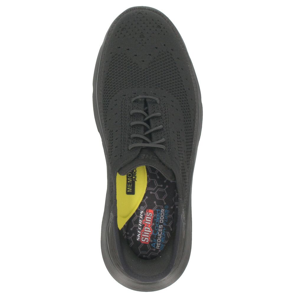 スケッチャーズ スリップインズ メンズ スニーカー スリッポン Slip-ins GARZA PALMA ガルザ パルマ 205303 ブラック チャコール 黒 ハンズフリー SKECHERS