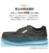 ブーツ スニーカー メンズ 防水 LiBERTO EDWIN リベルト エドウィン L60654 カジュアル 防滑 滑りにくい ブラック ダークブラウン 通勤 通学 靴 シューズ