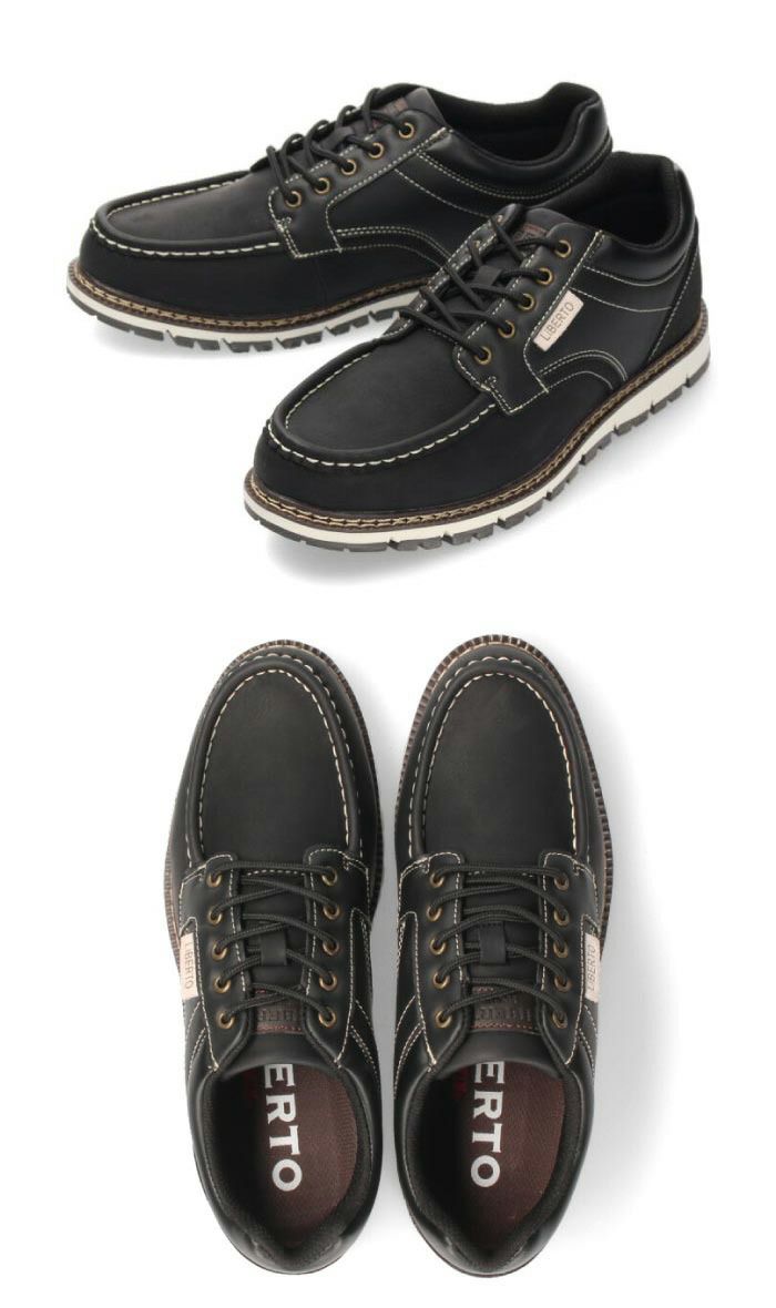 ブーツ スニーカー メンズ 防水 LiBERTO EDWIN リベルト エドウィン L60654 カジュアル 防滑 滑りにくい ブラック ダークブラウン 通勤 通学 靴 シューズ