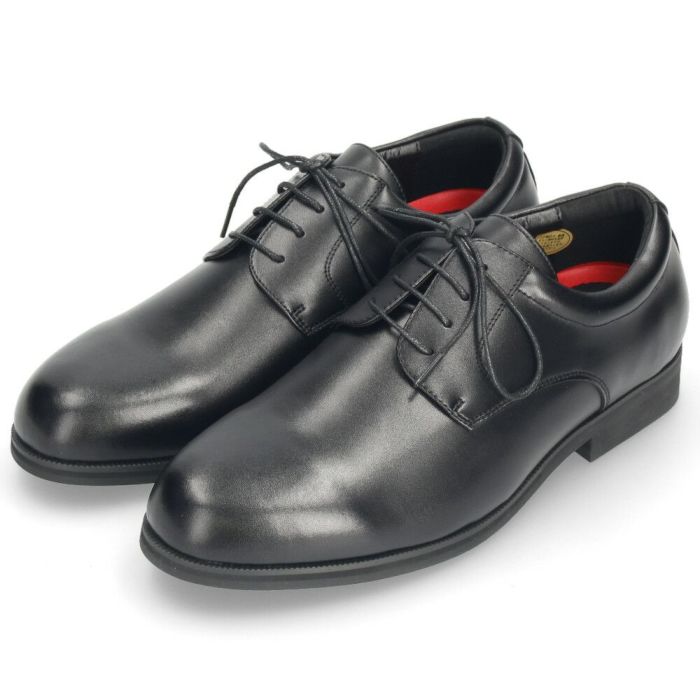 ビジネスシューズ 幅広 6E ウォーカブル メンズ 革靴 紳士靴 WALKABLE 2091 2092 2093 大きいサイズ 通勤 リクルート プレーントゥ ラウンドトゥ ストレートチップ ローファー ブラック 外羽根