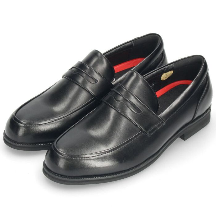 ビジネスシューズ 幅広 6E ウォーカブル メンズ 革靴 紳士靴 WALKABLE 2091 2092 2093 大きいサイズ 通勤 リクルート プレーントゥ ラウンドトゥ ストレートチップ ローファー ブラック 外羽根