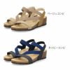 サンダル レディース おしゃれ ウェッジソール ヒール 5cm 疲れない 歩きやすい カジュアル ストラップサンダル ベージュ ネイビー 1476 パレード Parade