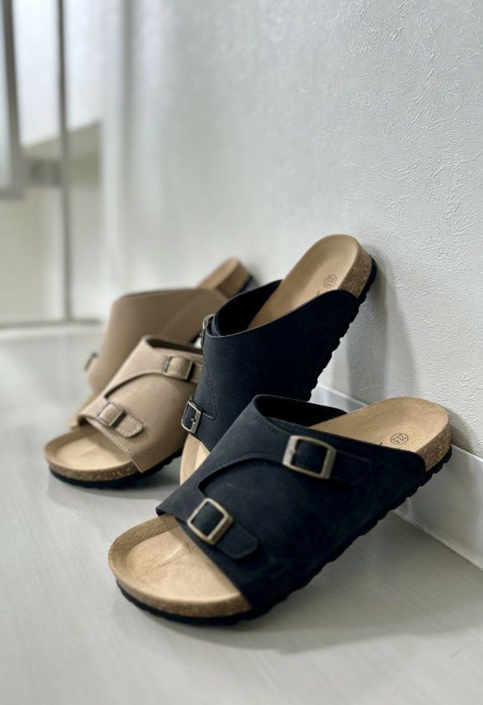 サンダル レディース ぺたんこ おしゃれ 黒 コンフォートサンダル カジュアル 疲れない つっかけ ブラック グレー 148 パレード Parade