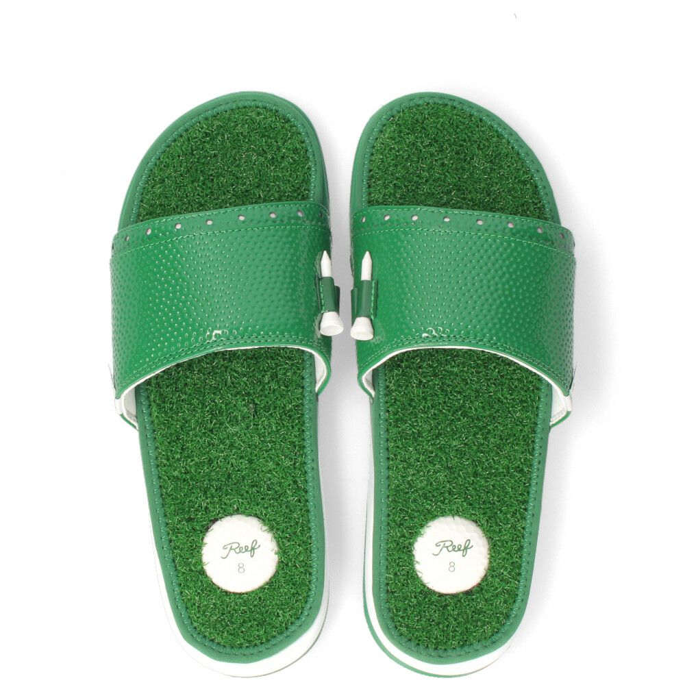 サンダル メンズ スライドサンダル シャワー スポーツサンダル CJ6301 リーフ REEF MULLIGANSLIDE ゴルフ ゴルフボール 人工芝 グリーン