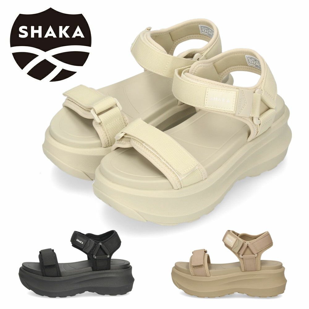 シャカ 厚底サンダル レディース SK-323 SHAKA ストラップ カジュアル スポーツ サンダル アウトドア スポサン おしゃれ