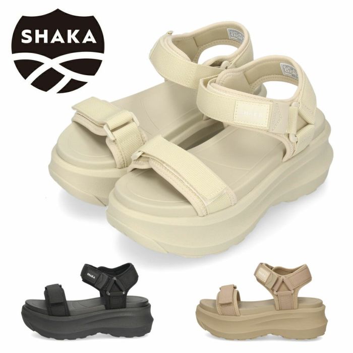 シャカ 厚底サンダル レディース SK-323 SHAKA ストラップ カジュアル スポーツ サンダル アウトドア スポサン おしゃれ