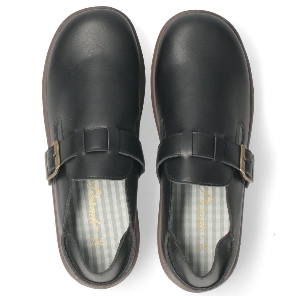 カジュアルシューズ コンフォートシューズ レディース 靴 2WAY 3E 防滑 ふわふわインソール 軽量 柔らか 屈曲 ブラック ブラウン パレード Parade 51302