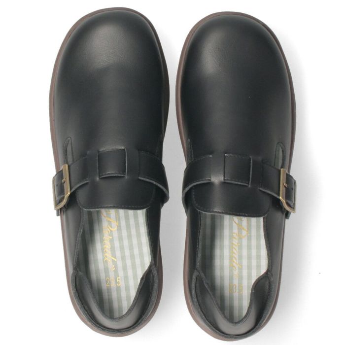 カジュアルシューズ コンフォートシューズ レディース 靴 2WAY 3E 防滑 ふわふわインソール 軽量 柔らか 屈曲 ブラック ブラウン パレード Parade 51302