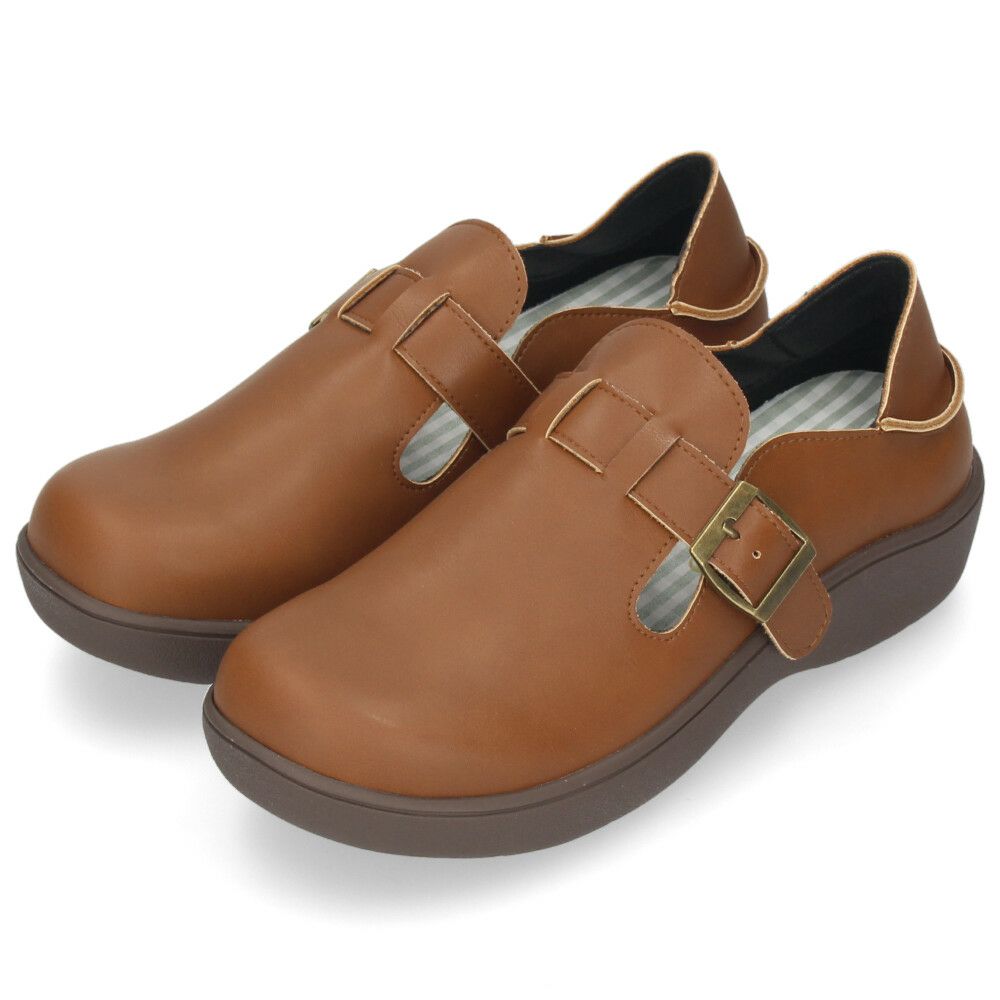 カジュアルシューズ コンフォートシューズ レディース 靴 2WAY 3E 防滑 ふわふわインソール 軽量 柔らか 屈曲 ブラック ブラウン パレード Parade 51302