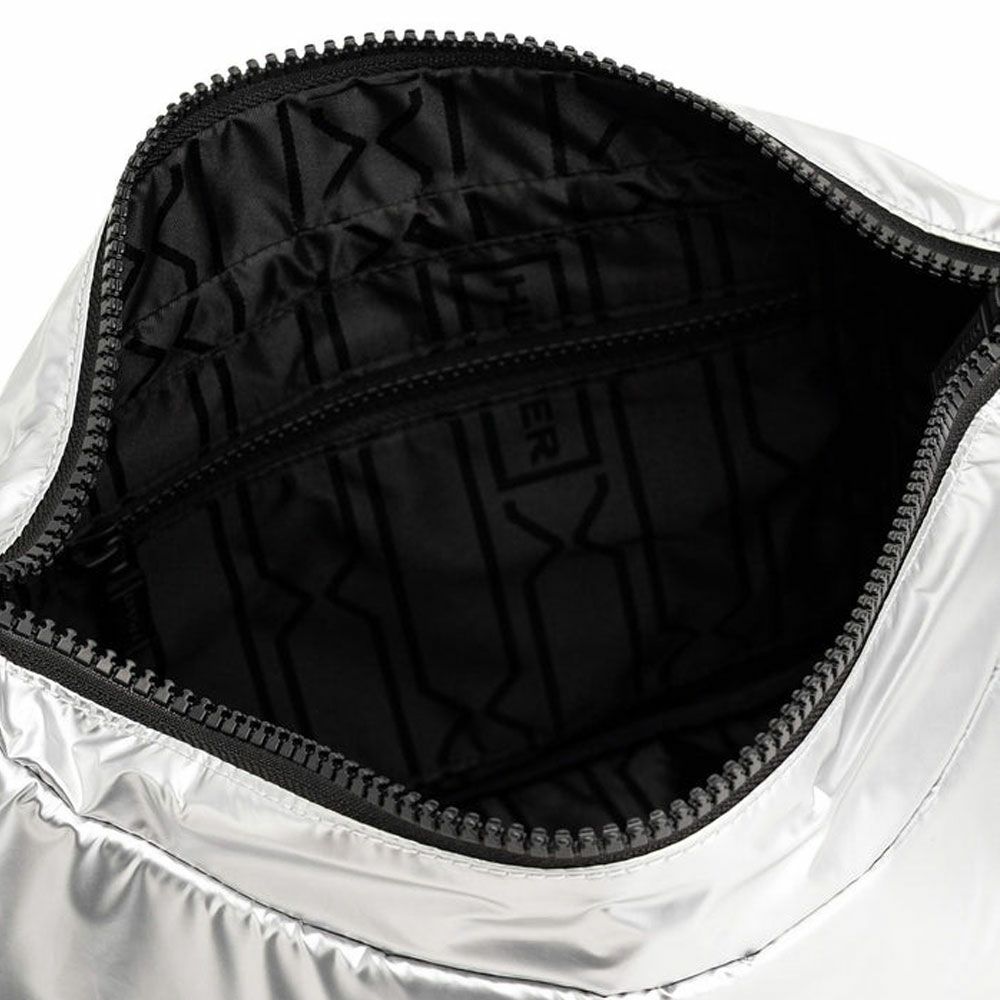 ハンター バッグ レディース メンズ トラベル ホーボー シリング HUNTER 3932 軽量 耐久性 黒 ブラック シルバー シンプル カジュアル