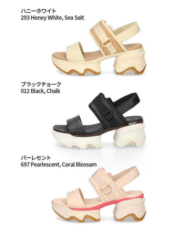 ソレル キネティックインパクト スリングバック ヒールサンダル NL4951 レディース サンダル 靴 SOREL KINETIC IMPACT SLINGBACK HEEL SANDAL 厚底サンダル 軽量