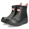 ハンター レインブーツ レディース メンズ ショートブーツ 黒 ユニセックス プレイ モールデット ブーツ UFS7105PVC ブラック 防水 HUNTER