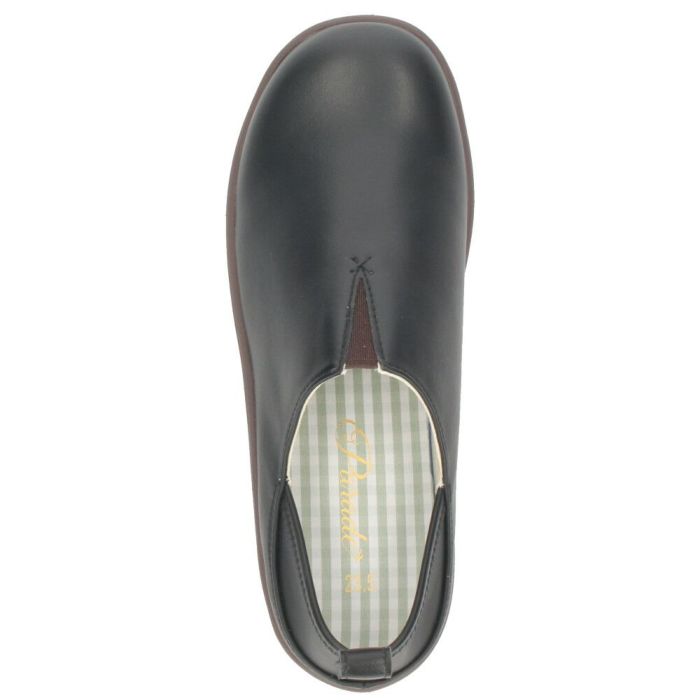 スリッポン レディース シューズ かかとが踏める 2WAY 防滑 靴 幅広 3E ブラック 黒 アイボリー ブラウン Parade パレード 51303