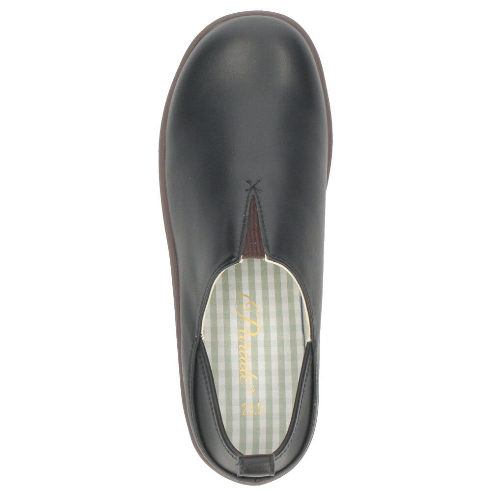 スリッポン レディース シューズ かかとが踏める 2WAY 防滑 靴 幅広 3E ブラック 黒 アイボリー ブラウン Parade パレード 51303