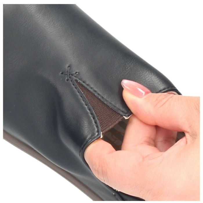 スリッポン レディース シューズ かかとが踏める 2WAY 防滑 靴 幅広 3E ブラック 黒 アイボリー ブラウン Parade パレード 51303