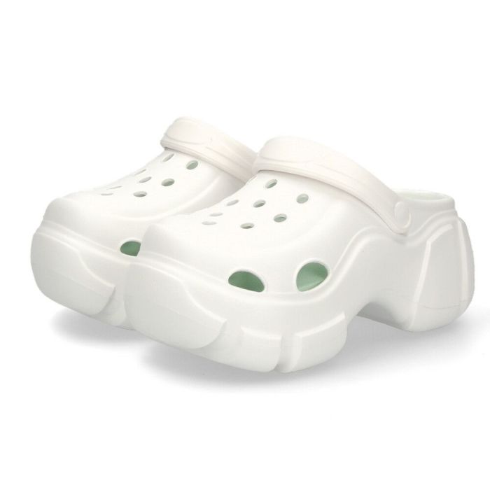 サンダル レディース おしゃれ 厚底 ヒール 黒 白 クロッグサンダル ブラック ホワイト チャンキーソール 51503 パレード Parade