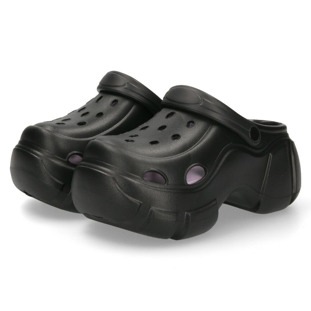 サンダル レディース おしゃれ 厚底 ヒール 黒 白 クロッグサンダル ブラック ホワイト チャンキーソール 51503 パレード Parade