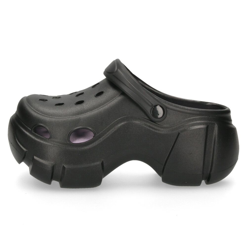 サンダル レディース おしゃれ 厚底 ヒール 黒 白 クロッグサンダル ブラック ホワイト チャンキーソール 51503 パレード Parade