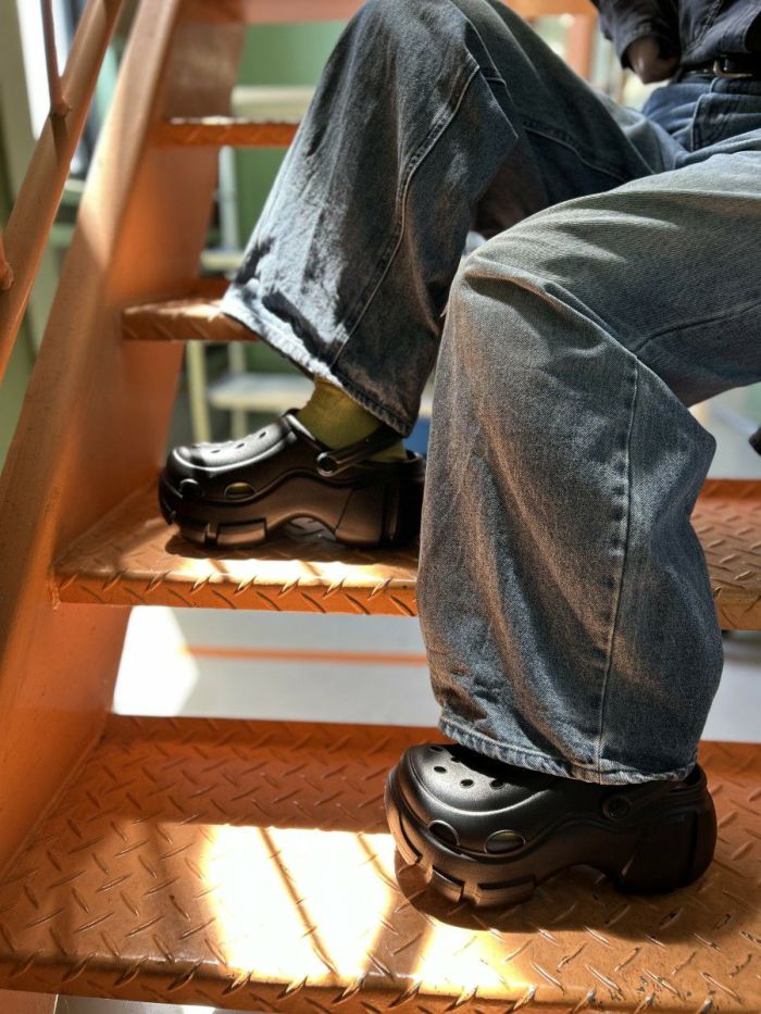 サンダル レディース おしゃれ 厚底 ヒール 黒 白 クロッグサンダル ブラック ホワイト チャンキーソール 51503 パレード Parade