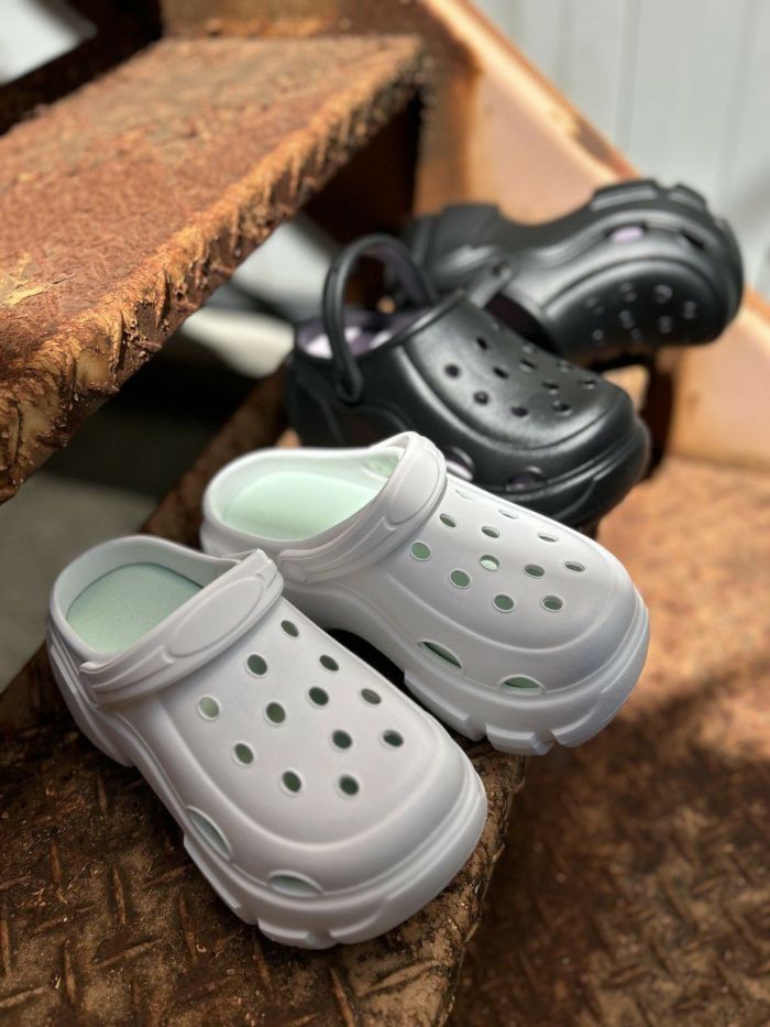 サンダル レディース おしゃれ 厚底 ヒール 黒 白 クロッグサンダル ブラック ホワイト チャンキーソール 51503 パレード Parade