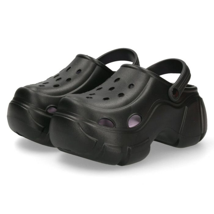 サンダル レディース おしゃれ 厚底 ヒール 黒 白 クロッグサンダル ブラック ホワイト チャンキーソール 51503 パレード Parade