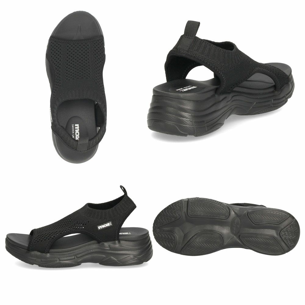 モズ サンダル レディース 厚底 51101 moz スポーツ カジュアル カバードサンダル 疲れにくい スポーティー スポサン メッシュ