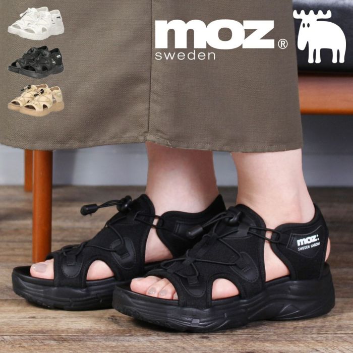 モズ サンダル レディース 厚底 51102 moz カジュアル スポーツ カバード コードサンダル ゴム紐 おしゃれ 疲れにくい スポサン