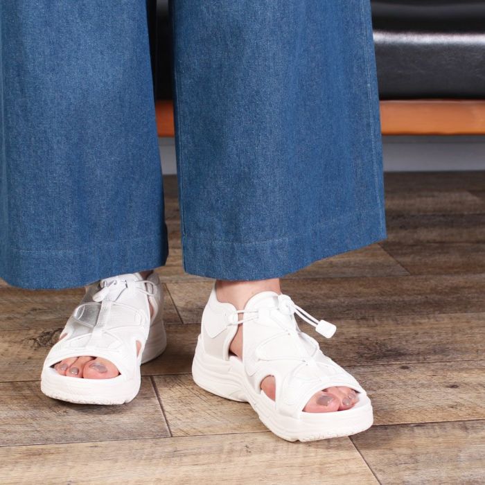 モズ サンダル レディース 厚底 51102 moz カジュアル スポーツ カバード コードサンダル ゴム紐 おしゃれ 疲れにくい スポサン