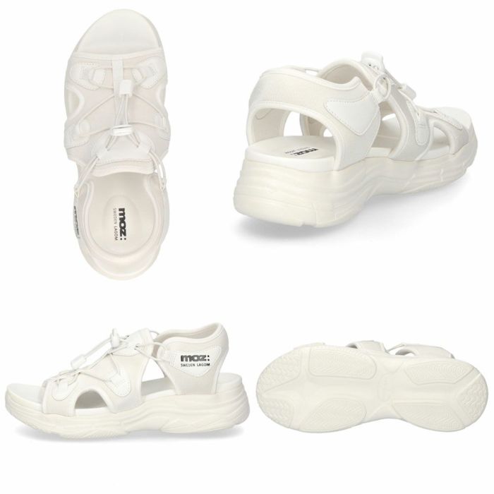 モズ サンダル レディース 厚底 51102 moz カジュアル スポーツ カバード コードサンダル ゴム紐 おしゃれ 疲れにくい スポサン