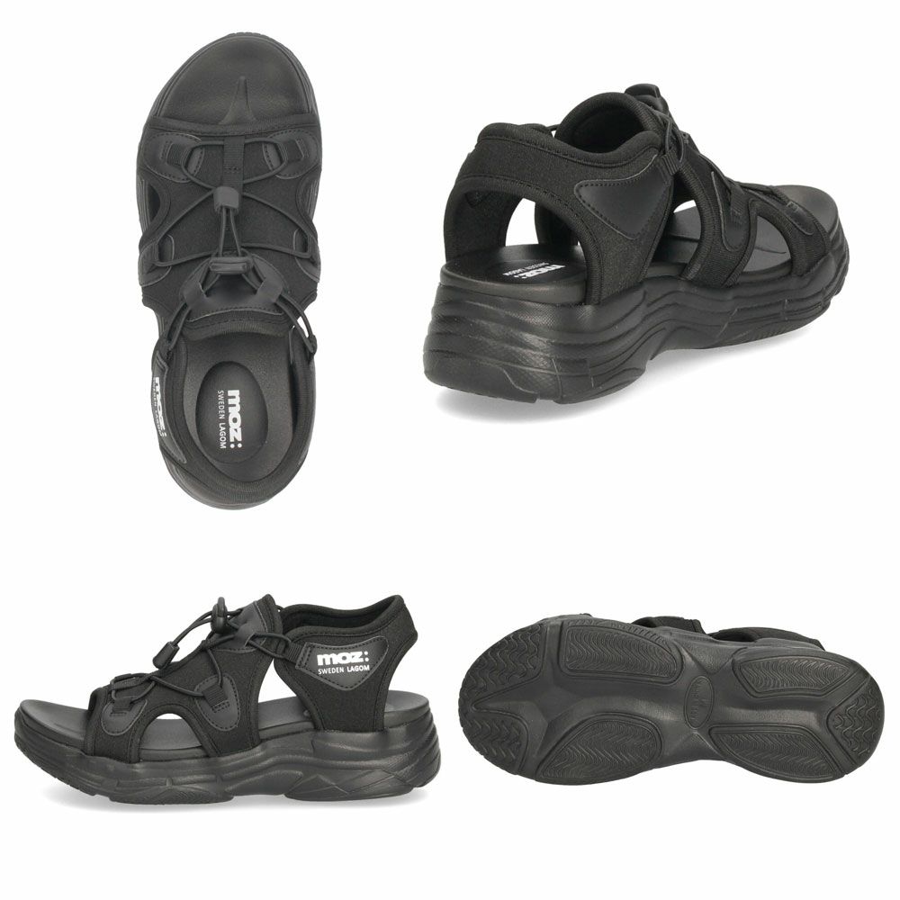 モズ サンダル レディース 厚底 51102 moz カジュアル スポーツ カバード コードサンダル ゴム紐 おしゃれ 疲れにくい スポサン