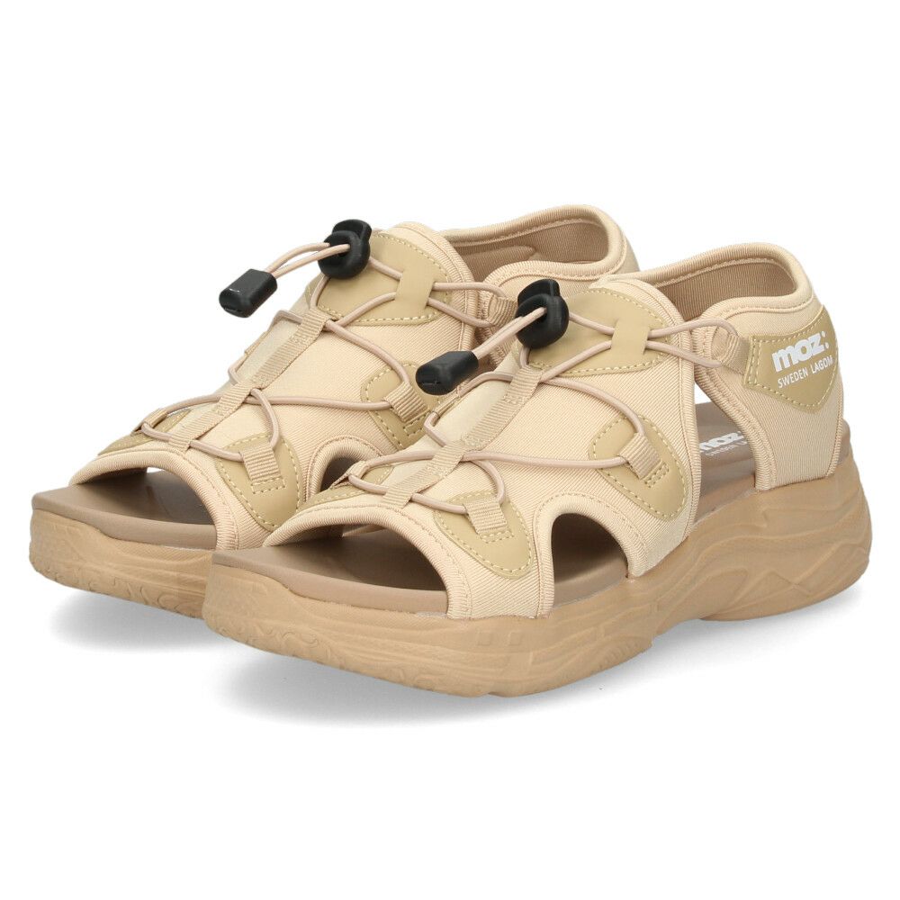 モズ サンダル レディース 厚底 51102 moz カジュアル スポーツ カバード コードサンダル ゴム紐 おしゃれ 疲れにくい スポサン