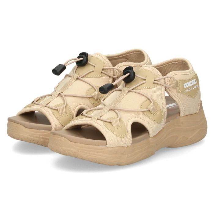 モズ サンダル レディース 厚底 51102 moz カジュアル スポーツ カバード コードサンダル ゴム紐 おしゃれ 疲れにくい スポサン
