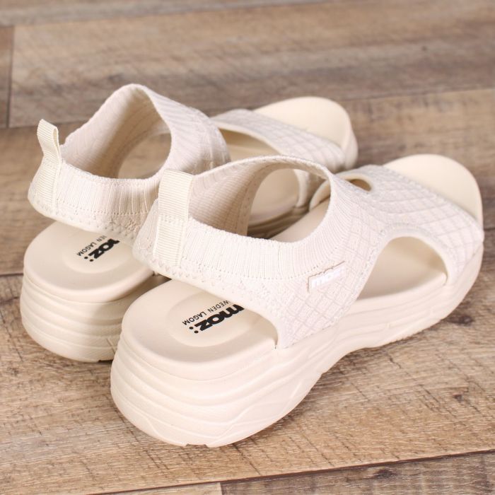 モズ サンダル レディース 厚底 51103 moz カジュアル カバードサンダル 疲れにくい スポーティー スポサン ワッフルニット 痛くなりにくい シンプル