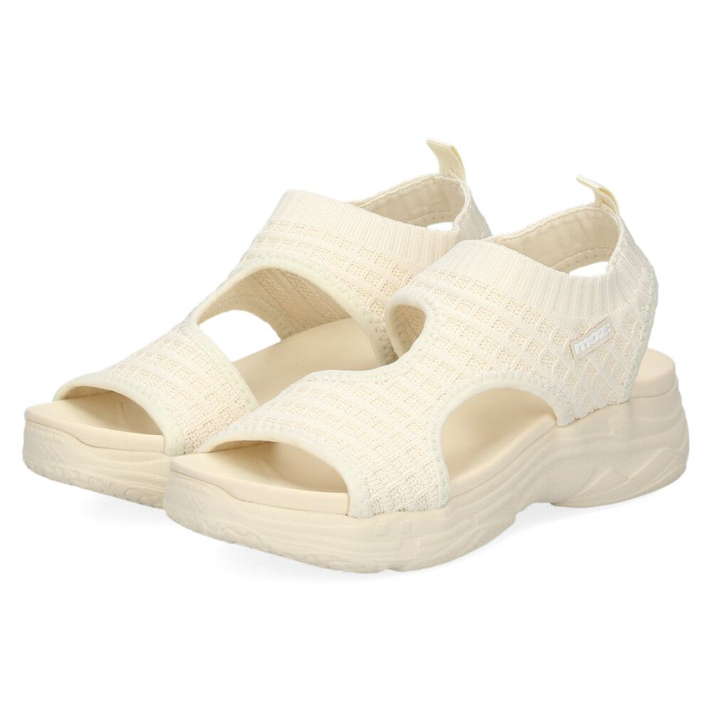 モズ サンダル レディース 厚底 51103 moz カジュアル カバードサンダル 疲れにくい スポーティー スポサン ワッフルニット 痛くなりにくい シンプル