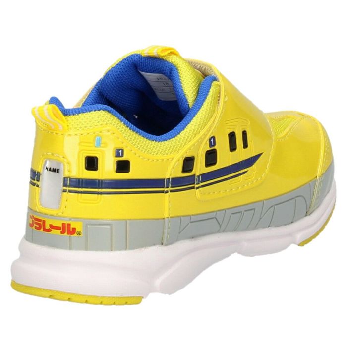 プラレール スニーカー キッズ シューズ 新幹線 電車 子供靴 ドクターイエロー はやぶさ かがやき こまち マジックテープ ベルクロ 軽量 PLARAIL 16211 16210 16257 16258 16097 16096 16077 16129
