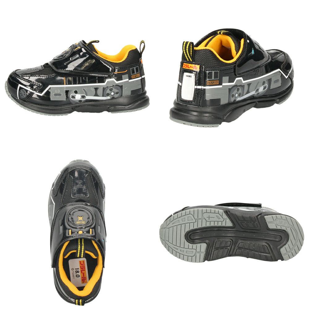 プラレール スニーカー キッズ シューズ 新幹線 電車 子供靴 ドクターイエロー はやぶさ かがやき こまち マジックテープ ベルクロ 軽量 PLARAIL 16211 16210 16257 16258 16097 16096 16077 16129