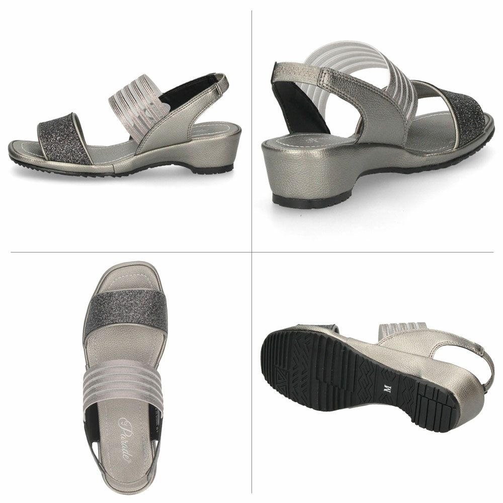 サンダル レディース 疲れない ウェッジソール ストラップ コンフォートサンダル おしゃれ ヒール 歩きやすい 履きやすい 靴 パレード 5161 Parade