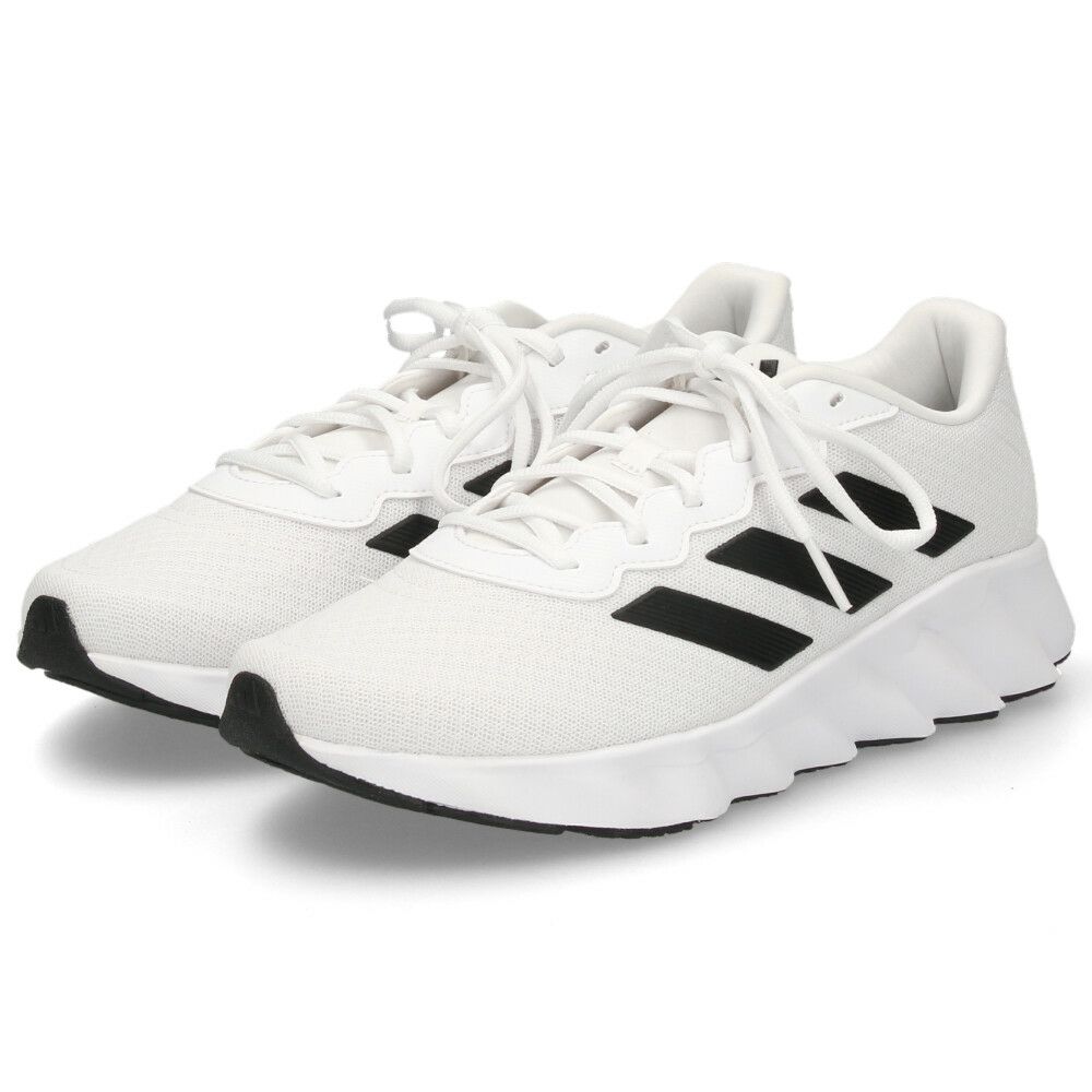 アディダス スニーカー メンズ カジュアル シューズ 黒 白 スイッチ ムーブ U ランニングシューズ ID5252 ID5253 ブラック ホワイト 靴 adidas 