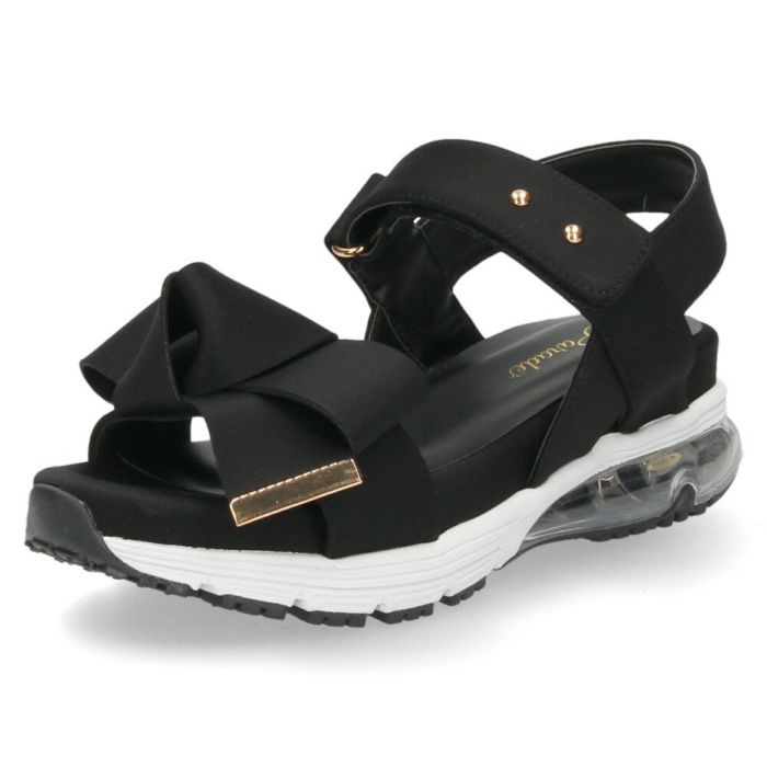 サンダル レディース 靴 スポーツサンダル 厚底 エアクッション ストラップ スポサン リボンデザイン 歩きやすい パレード 1083WK Parade