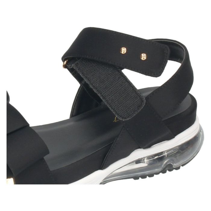 サンダル レディース 靴 スポーツサンダル 厚底 エアクッション ストラップ スポサン リボンデザイン 歩きやすい パレード 1083WK Parade