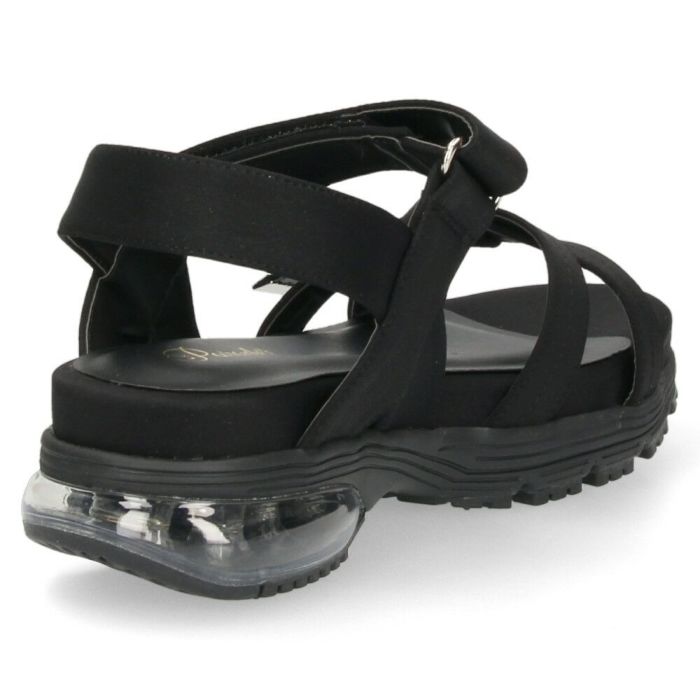 サンダル レディース 靴 スポーツサンダル 厚底 エアクッション ストラップ スポサン リボンデザイン 歩きやすい パレード 1498WK Parade