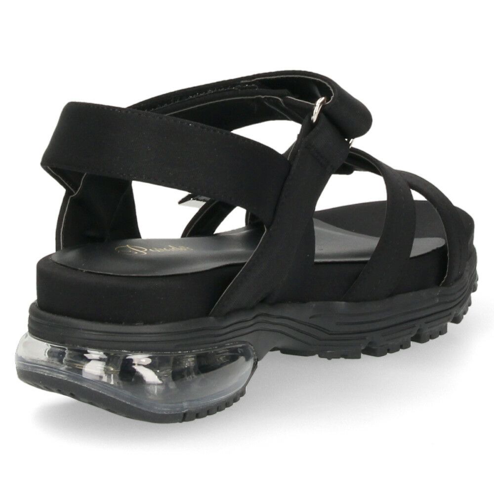 サンダル レディース 靴 スポーツサンダル 厚底 エアクッション ストラップ スポサン リボンデザイン 歩きやすい パレード 1498WK Parade