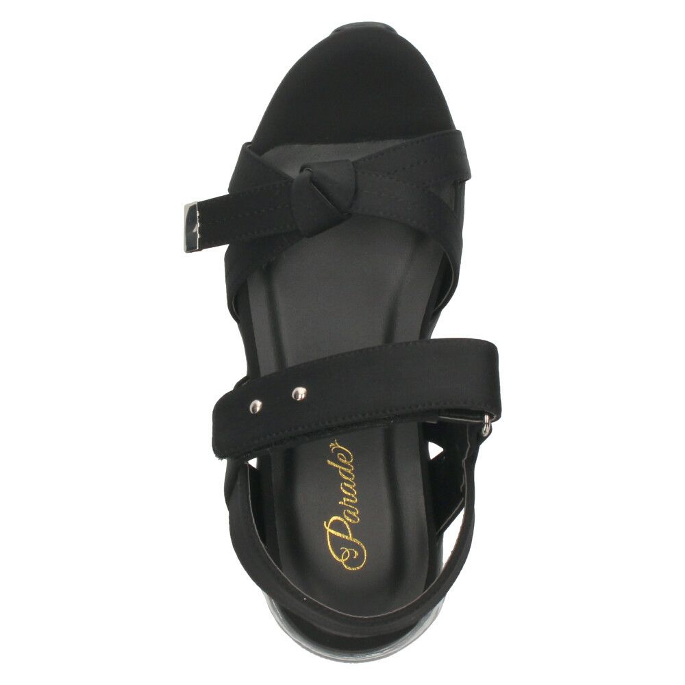 サンダル レディース 靴 スポーツサンダル 厚底 エアクッション ストラップ スポサン リボンデザイン 歩きやすい パレード 1498WK Parade