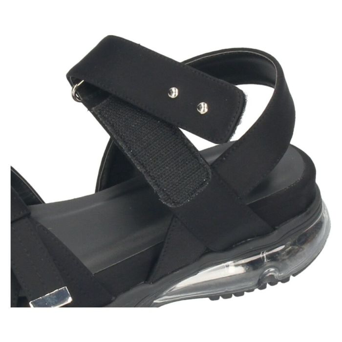 サンダル レディース 靴 スポーツサンダル 厚底 エアクッション ストラップ スポサン リボンデザイン 歩きやすい パレード 1498WK Parade