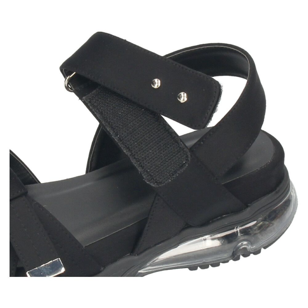 サンダル レディース 靴 スポーツサンダル 厚底 エアクッション ストラップ スポサン リボンデザイン 歩きやすい パレード 1498WK Parade