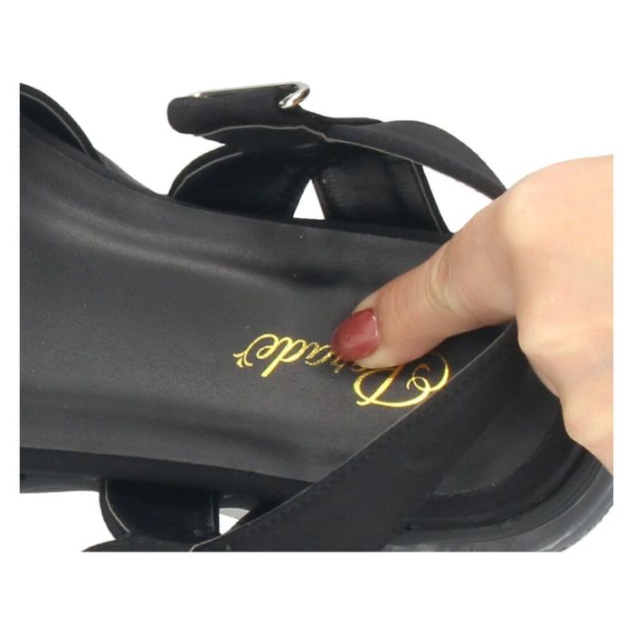 サンダル レディース 靴 スポーツサンダル 厚底 エアクッション ストラップ スポサン リボンデザイン 歩きやすい パレード 1498WK Parade