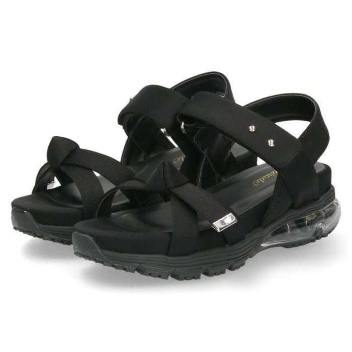 サンダル レディース 靴 スポーツサンダル 厚底 エアクッション ストラップ スポサン リボンデザイン 歩きやすい パレード 1498WK Parade