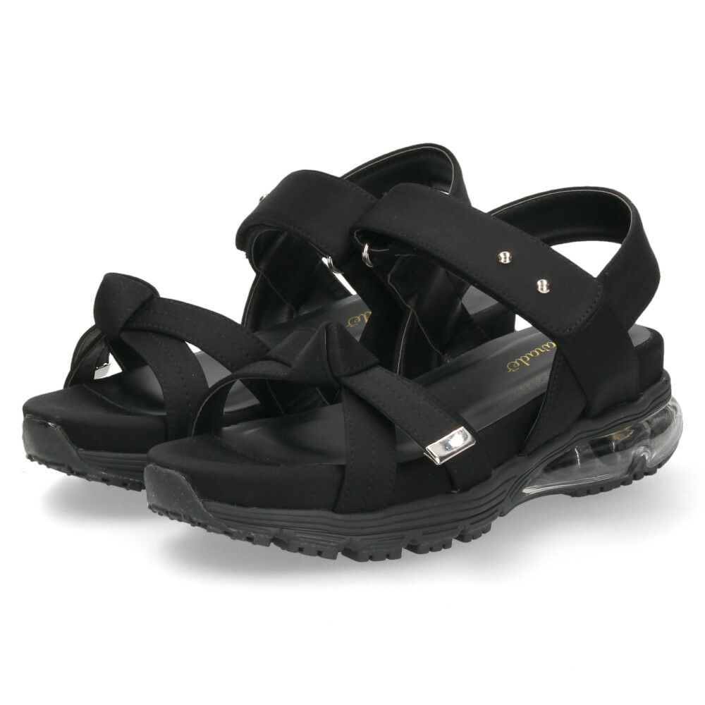 サンダル レディース 靴 スポーツサンダル 厚底 エアクッション ストラップ スポサン リボンデザイン 歩きやすい パレード 1498WK Parade